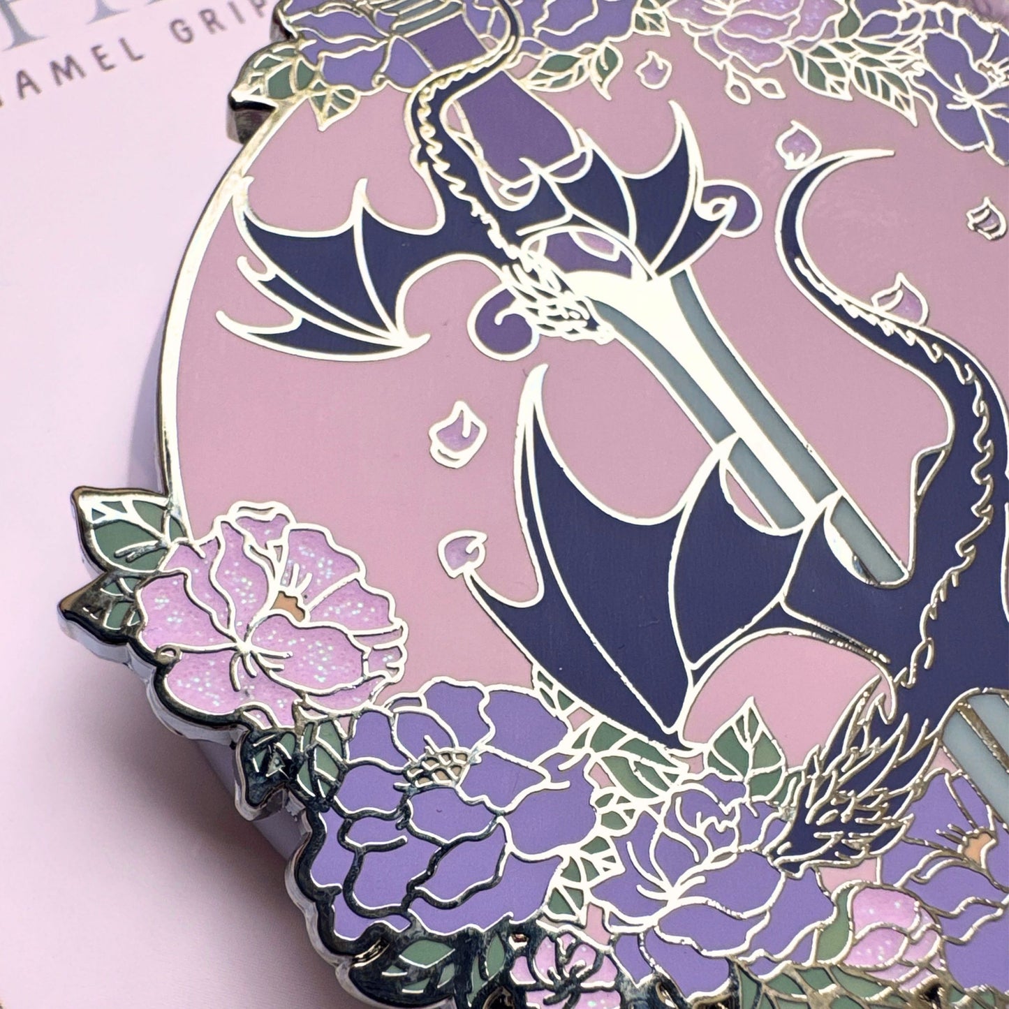 DRAGONS & SWORD enamel grip