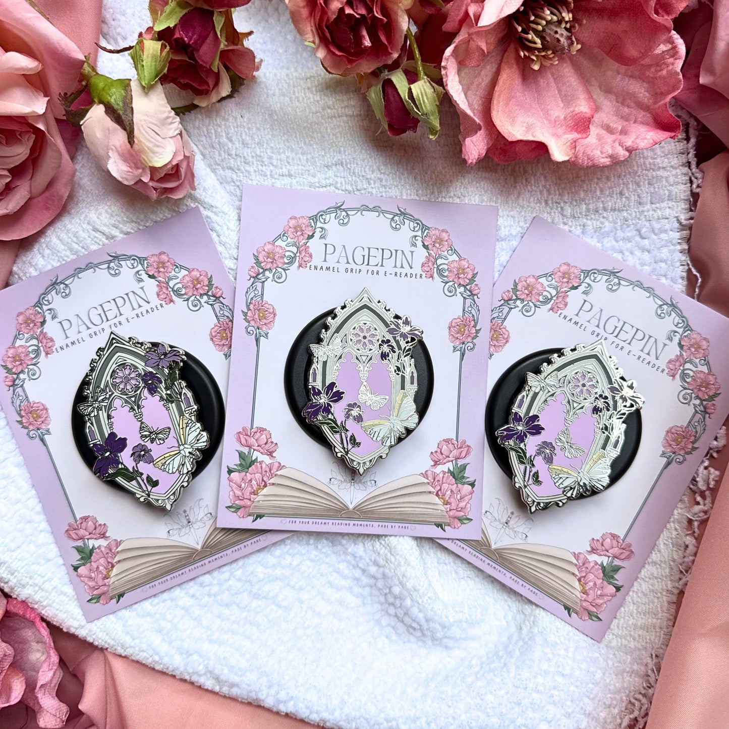 ENCHANTED GOTHIC WINDOW enamel grip