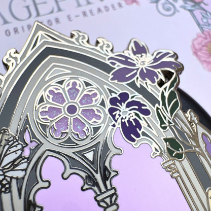 ENCHANTED GOTHIC WINDOW enamel grip