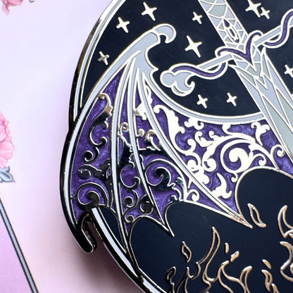 FAE SWORD AND WINGS enamel grip